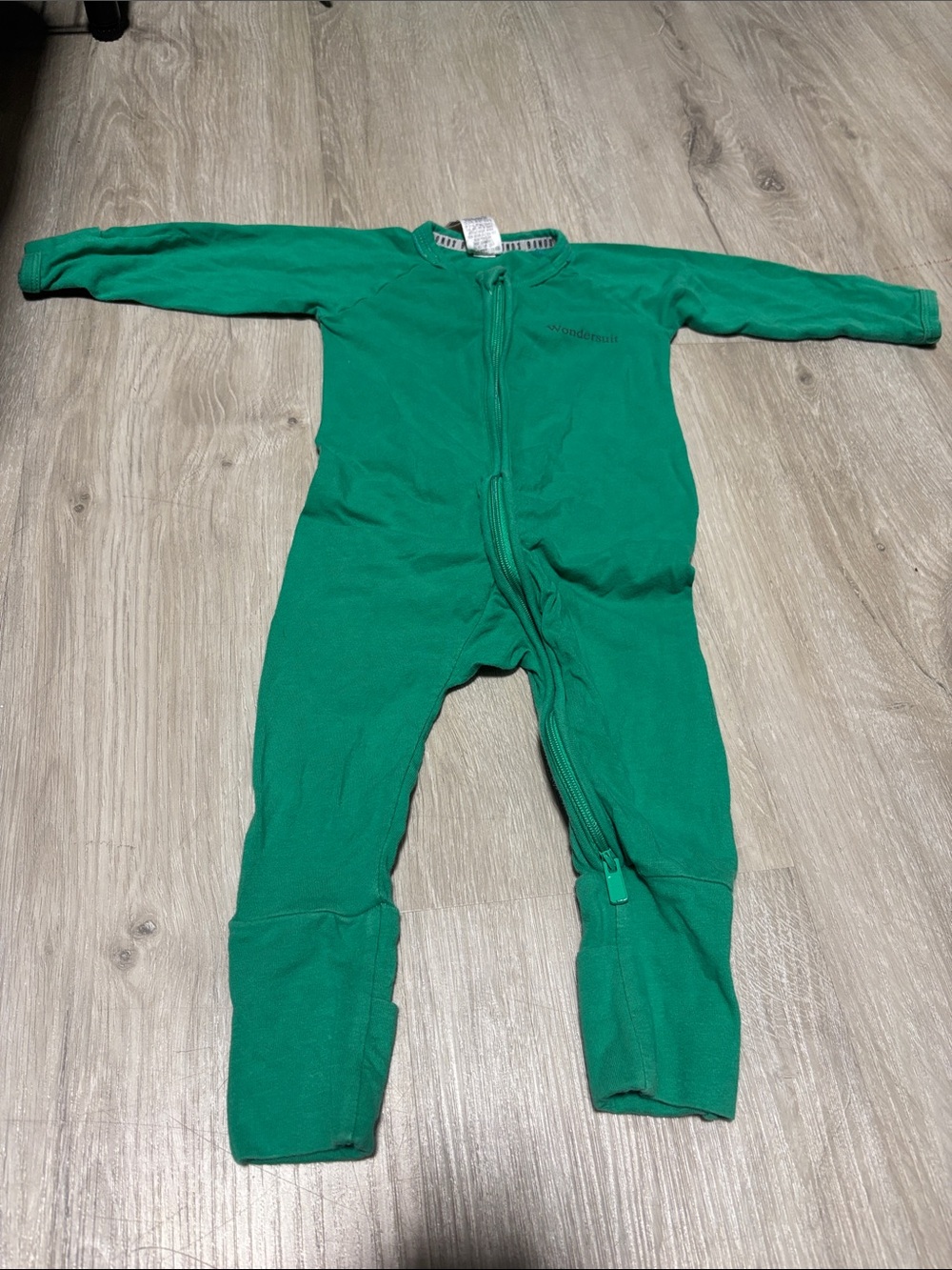 Bonds Green Kids One-Piece Zipper Romper